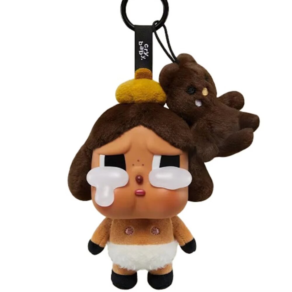 CRYBABY Crying Again Series plush pendant - secret - Baby Brown